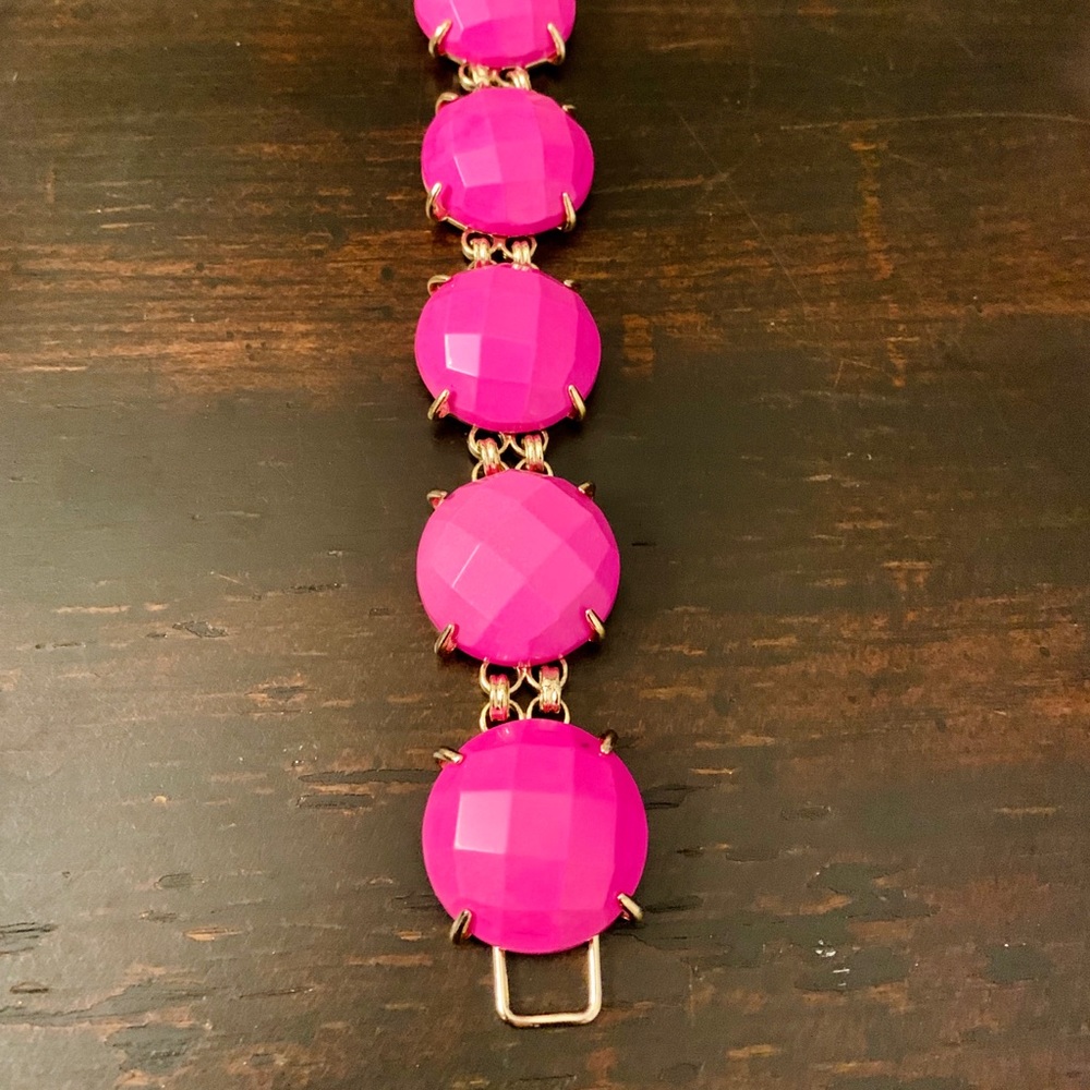 Kendra Scott Cassie Bracelet pink / gold